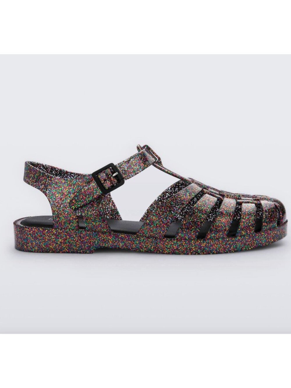 Melissa Possession Jelly Fisherman Sandal Mixed Glass Glitter Size 11